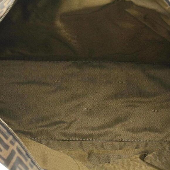 FENDI Zucca Canvas Hand Bag Brown Black - Picture 11 of 15